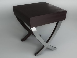 bedside table 3D Модель
