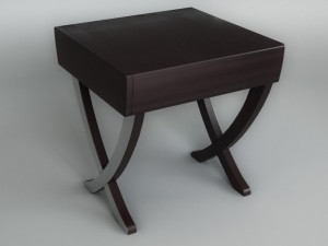 bedside table 3D Модель