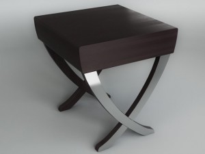 bedside table 3D Модель