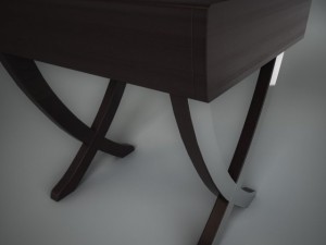 bedside table 3D Модель