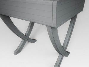 bedside table 3D Модель