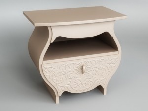 bedside table Modello 3D