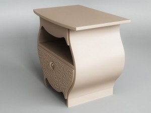 bedside table Modèle 3D