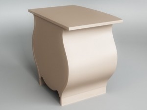 bedside table Modèle 3D