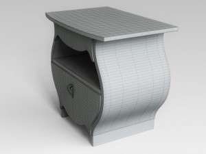 bedside table Modèle 3D