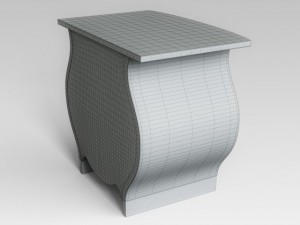 bedside table Modèle 3D