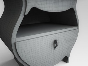 bedside table Modèle 3D
