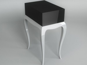 bedside table 3D 모델
