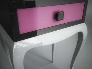 bedside table 3D 모델