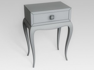 bedside table 3D 모델