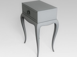 bedside table 3D 모델