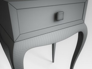 bedside table 3D 모델