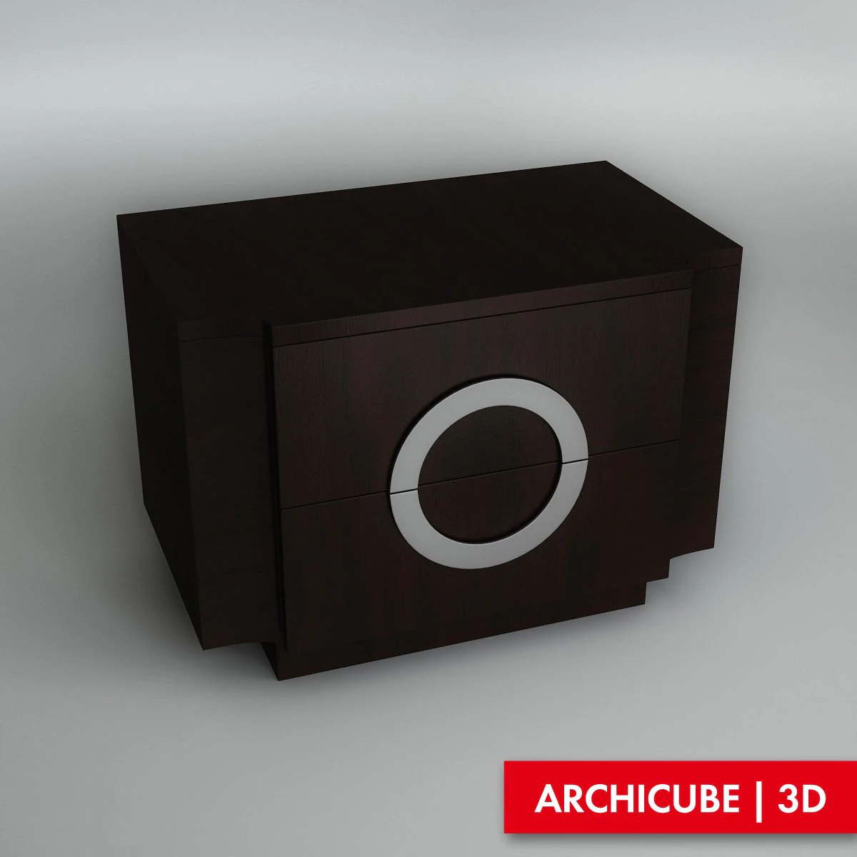 bedside table 3D Model .c4d .max .obj .3ds .fbx .stl .blend 