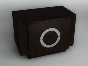 bedside table Modèle 3D