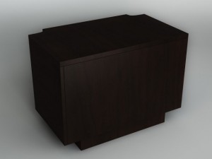 bedside table 3D मॉडल