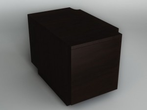 bedside table 3D मॉडल