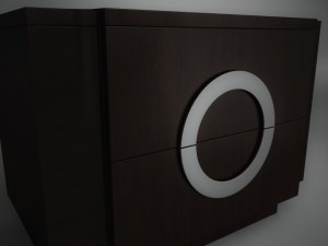 bedside table 3D मॉडल