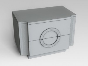 bedside table 3D मॉडल