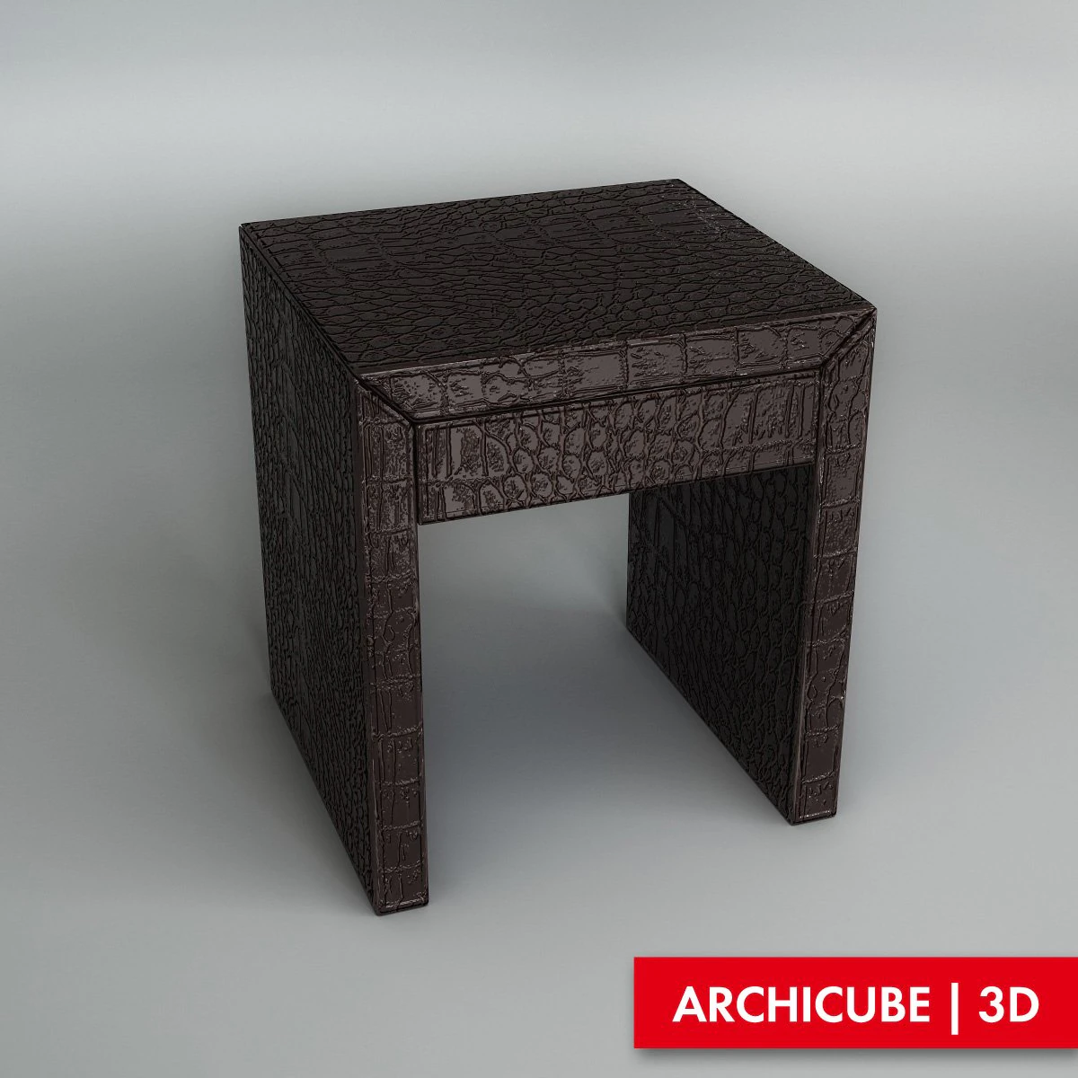 bedside table 3D Model .c4d .max .obj .3ds .fbx .stl .blend