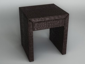 bedside table 3Dモデル