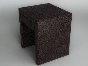 bedside table Modello 3D
