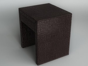 bedside table Modello 3D
