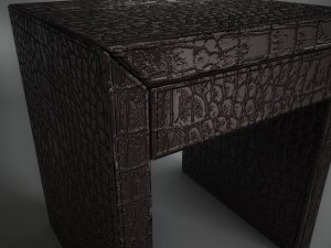 bedside table Modello 3D