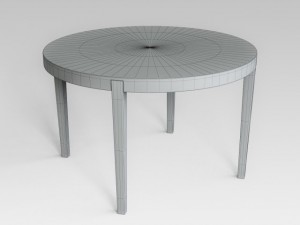 table 3D 模型