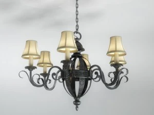 lampu langit-langit Model 3D