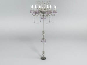 classic floor lamp 3D 模型