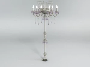 经典落地灯 3D 模型