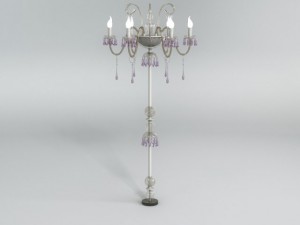 classic floor lamp 3D 模型