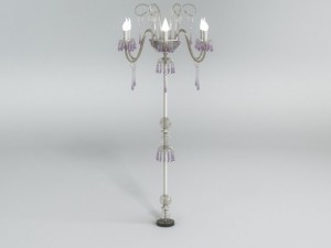 classic floor lamp 3D 模型