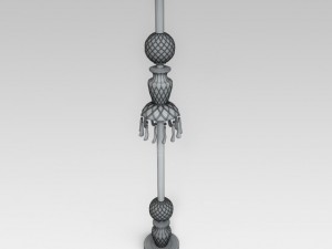 classic floor lamp 3D 模型