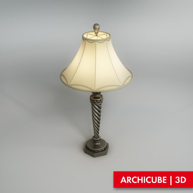 table lamp 3D 모델 .c4d .max .obj .3ds .fbx .stl .blend