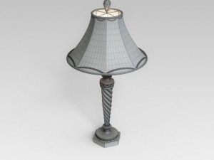 table lamp 3D 모델