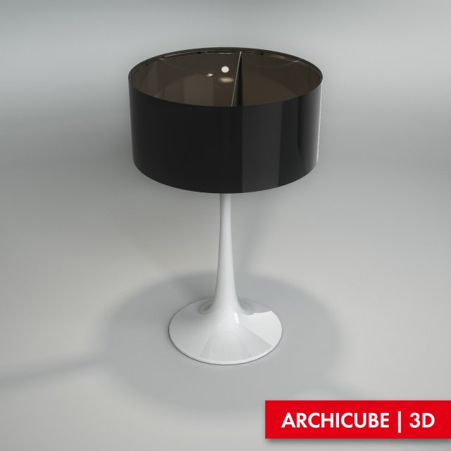 table lamp 3D Model .c4d .max .obj .3ds .fbx .stl .blend 