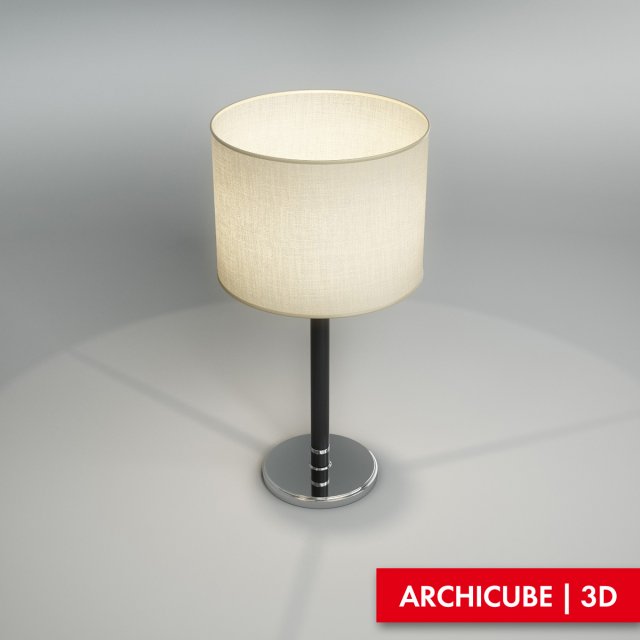 table lamp 3D Model .c4d .max .obj .3ds .fbx .stl .blend 