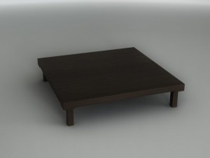 coffee table 3Dモデル