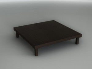 coffee table 3D मॉडल