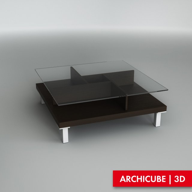 coffee table 3D Model .c4d .max .obj .3ds .fbx .stl .blend 