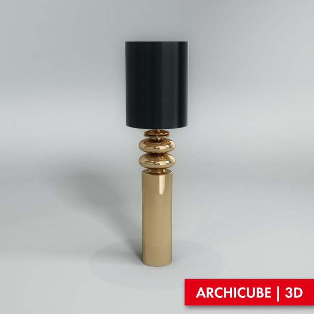 floor lamp Model 3D .c4d .max .obj .3ds .fbx .stl .blend 
