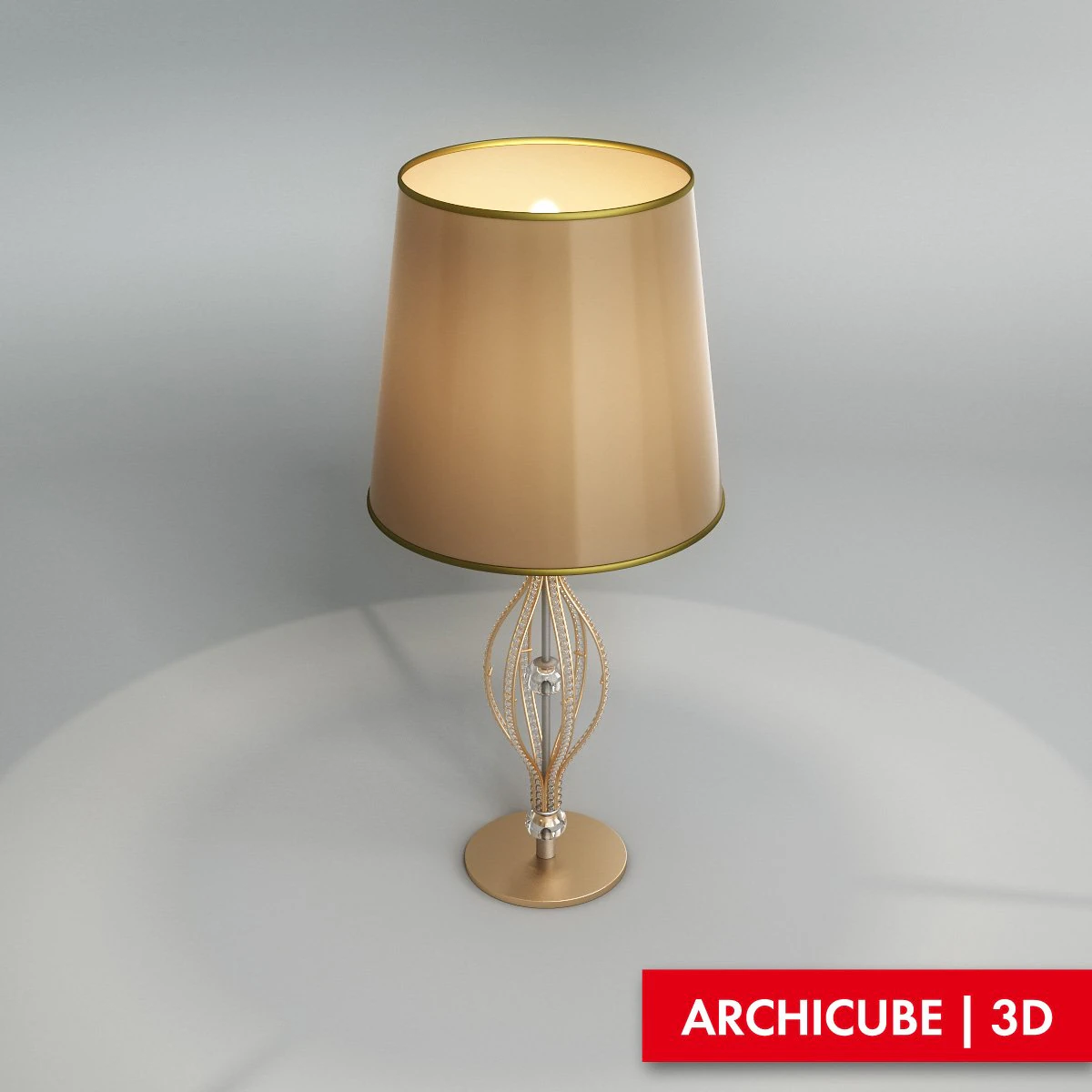 table lamp 3D Model .c4d .max .obj .3ds .fbx .stl .blend
