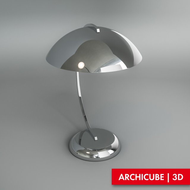 table lamp 3D Model .c4d .max .obj .3ds .fbx .stl .blend 