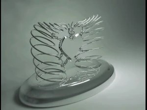 glass heart 3D Model