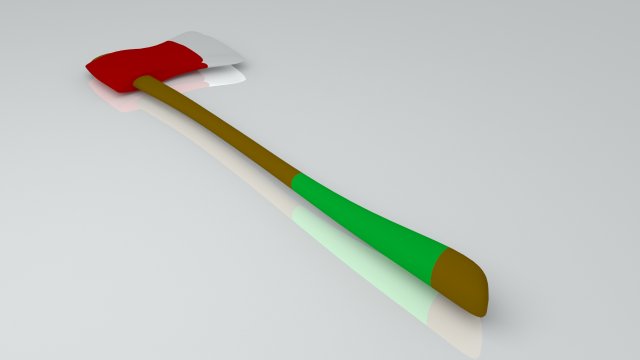 axe 3D Model .c4d .max .obj .3ds .fbx .stl .blend 