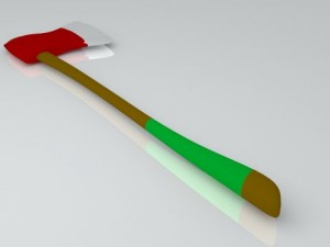 axe Modèle 3D