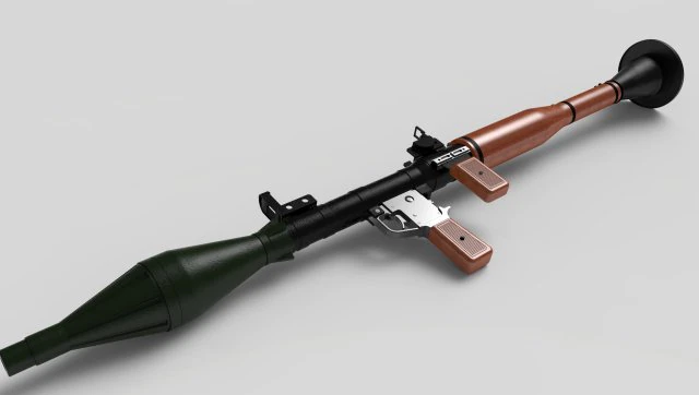 RPG 7v 3D 모델 .c4d .max .obj .3ds .fbx .stl .blend 