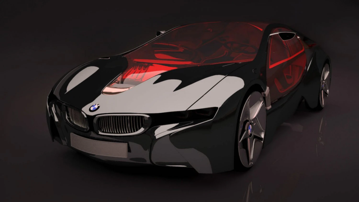 bmw  vision effecient dynamics 3D Model .c4d .max .obj .3ds .fbx .stl .blend 