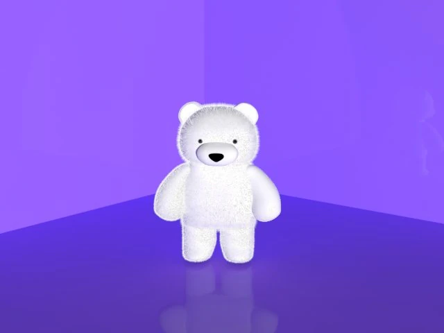 भालू 3D मॉडल .c4d .max .obj .3ds .fbx .stl .blend 